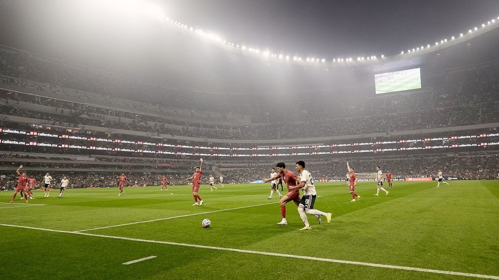 Das Aztekenstadion in Mexiko-Stadt war für Renovierungsarbeiten für mehr als zwei Jahre geschlossen. Foto: Eduardo Verdugo