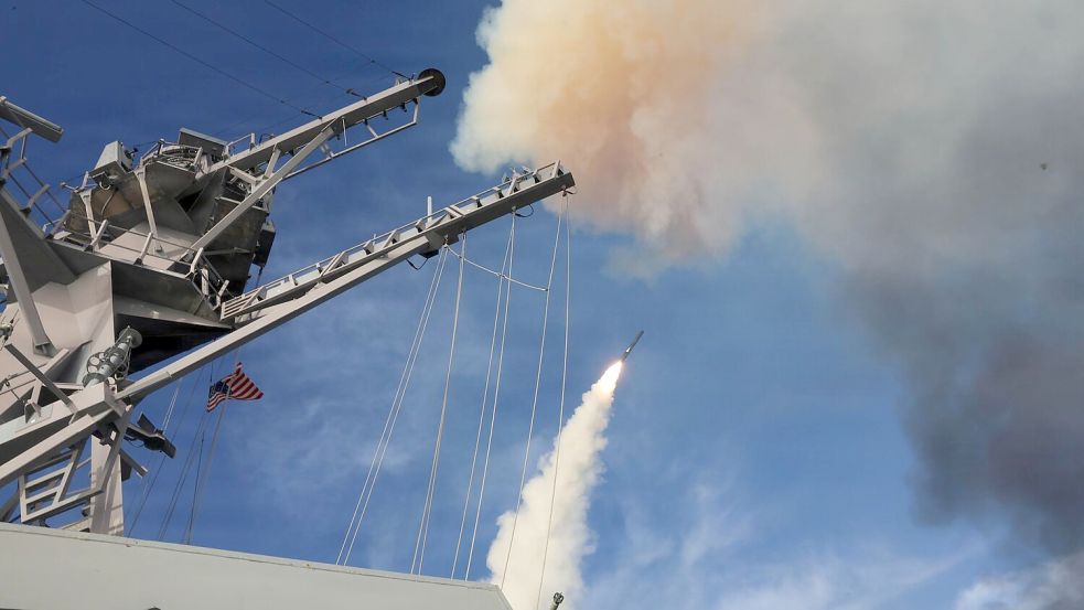 Der Iran-Krieg geht in die fünfte Woche. (Archivbild) Foto: U.S Navy/U.S. Navy