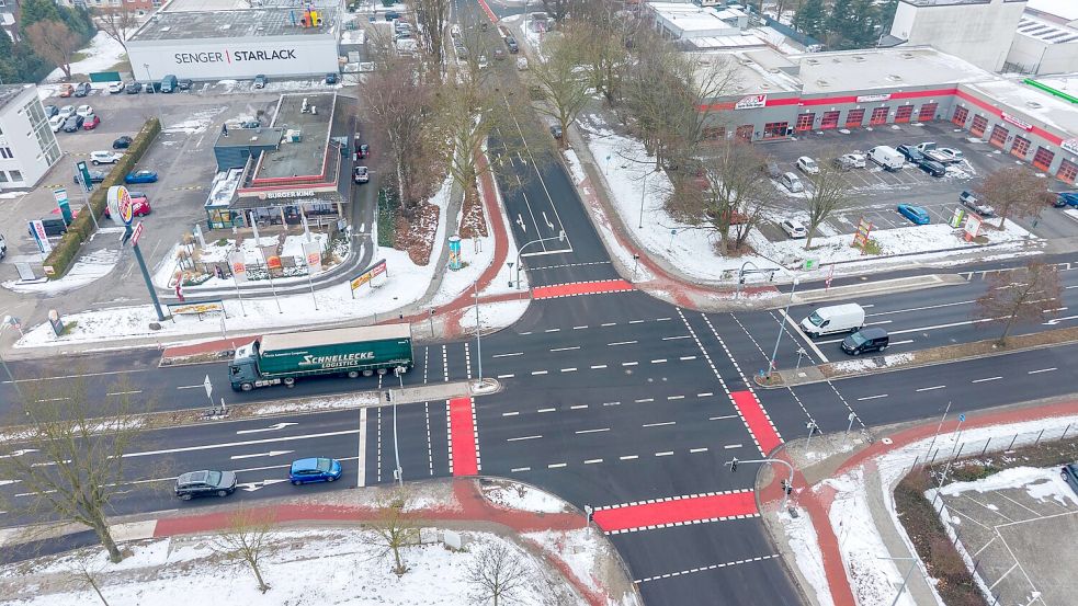 Die Bauarbeiten an der Hannoverschen Straße rücken in den nächsten Bauabschnitt vor. Foto: André Havergo