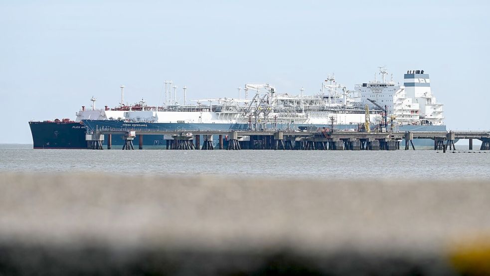 An den deutschen LNG-Terminals wurde zuletzt so viel LNG angelandet wie noch nie zuvor. (Archivbild) Foto: Lars Penning