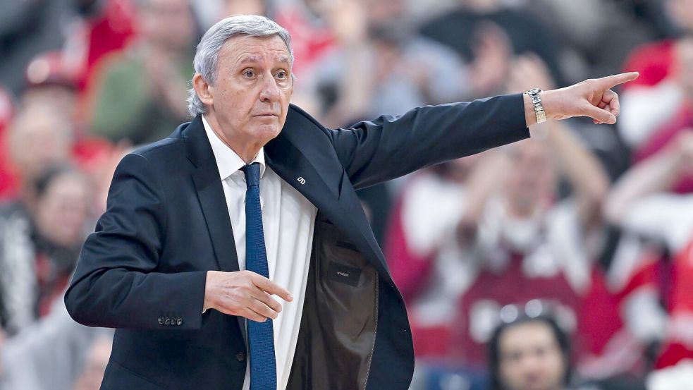 Svetislav Pesic übernahm während der laufenden Saison noch einmal den FC Bayern. (Archivbild) Foto: Sven Hoppe