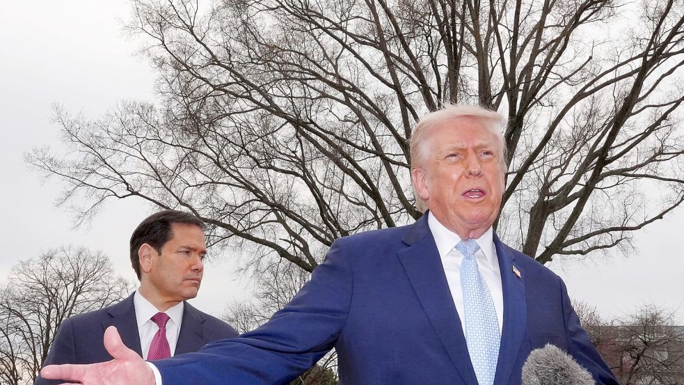 Die USA unter Trump drohen erneut mit dem Rückzug aus der Nato. (Archivbild) Foto: Alex Brandon/AP/dpa