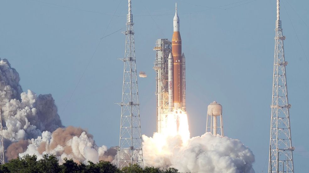 Erstmals seit mehr als 50 Jahren sind wieder Menschen auf dem Weg in die Nähe des Mondes. Foto: Chris O’Meara