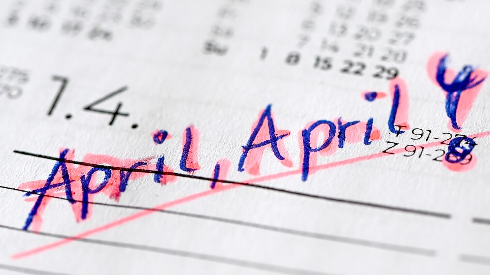 Wir haben gefragt, die Leser haben abgestimmt: Was waren die besten Aprilscherze aus Ostfriesland? DPA-Symbolbild: Jens Kalaene