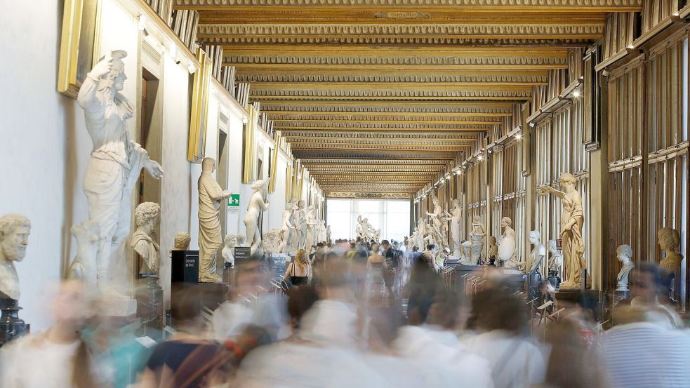 Mehr als fünf Millionen Besucher kommen jedes Jahr in die Uffizien. Foto: Luca Bruno/AP/dpa