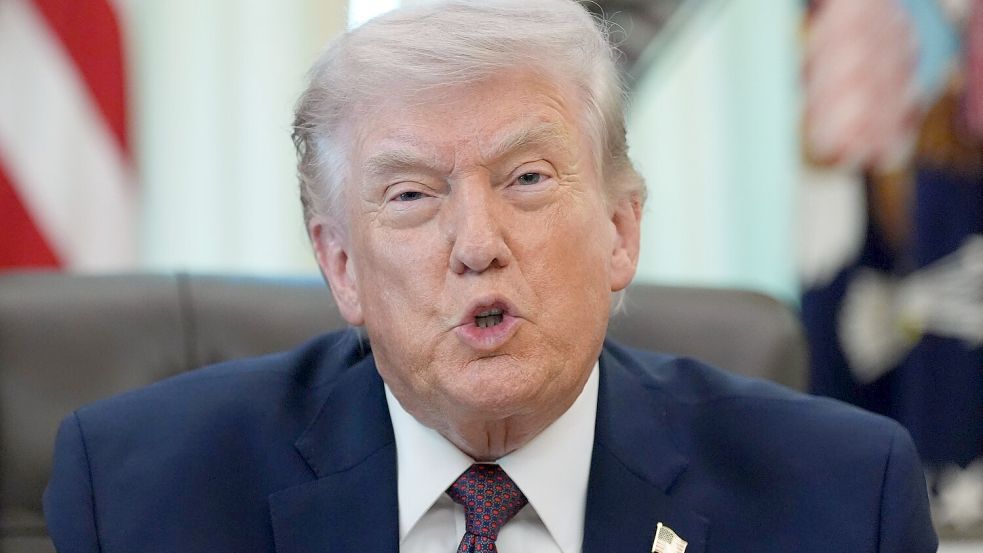 Der US-Präsident hat mit den „Artemis 2“-Astronauten gesprochen. (Archivbild) Foto: Alex Brandon