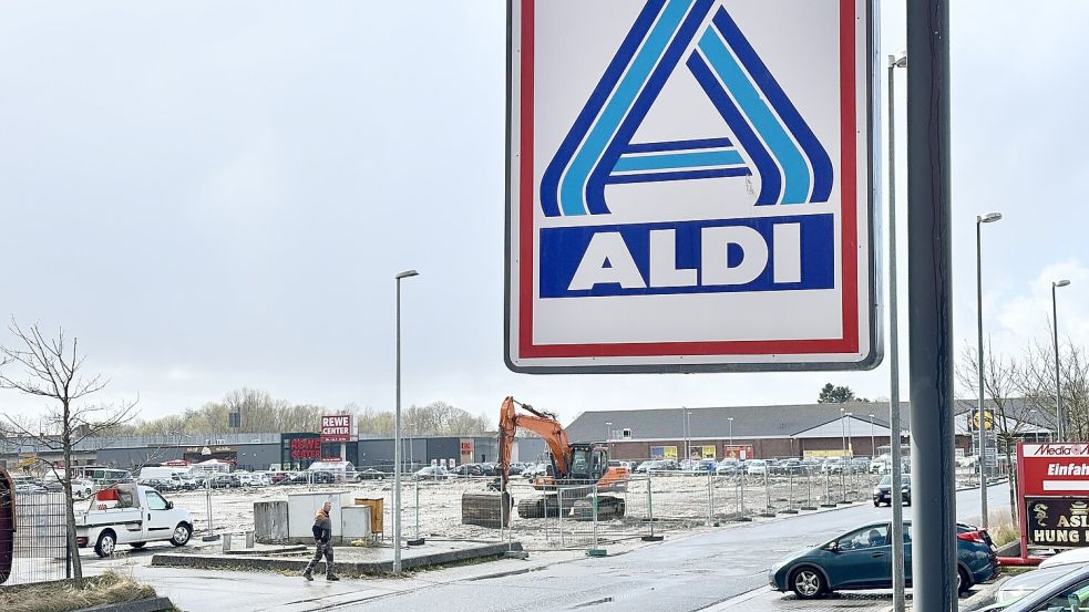 Hier entwickelt sich wieder etwas weiter: das Einkaufs- und Gewerbegebiet in Harsweg. Fotos: Klaus Ortgies