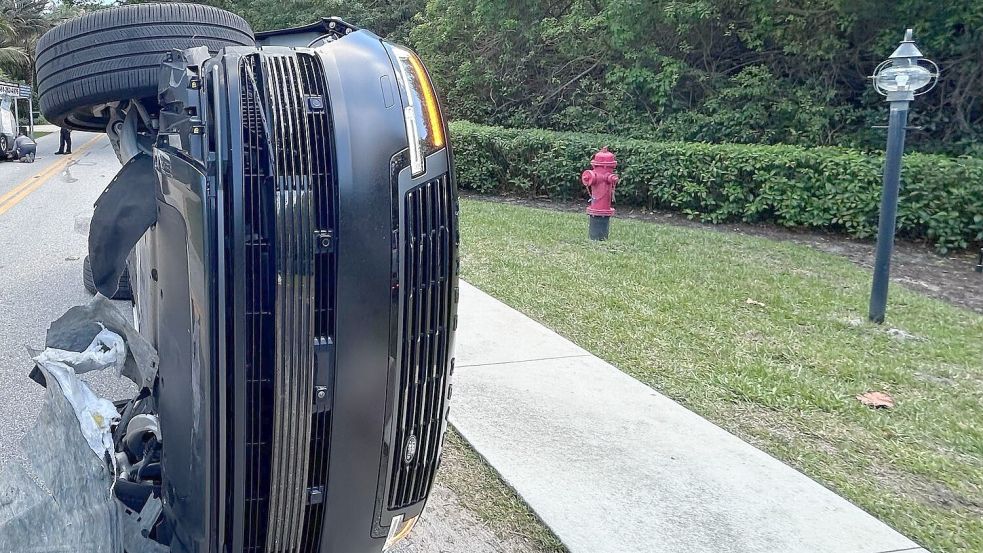 Tiger Woods war erneut in einen Unfall verwickelt. (Archivbild) Foto: Uncredited