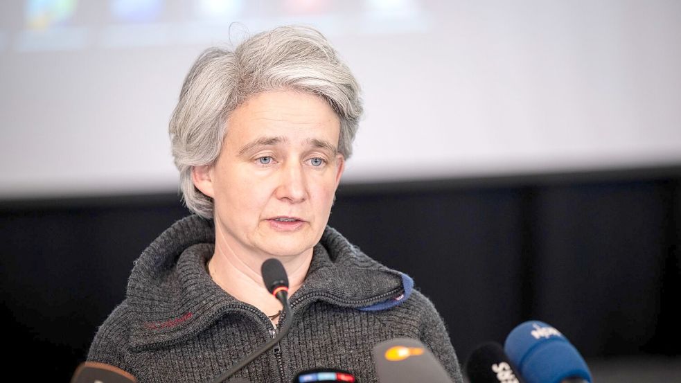 Großer Stress durch eine erneute Rettungsaktion könnte für den Wal lebensgefährlich werden, sagte Stephanie Groß vom Institut für Terrestrische und Aquatische Wildtierforschung Foto: Philip Dulian