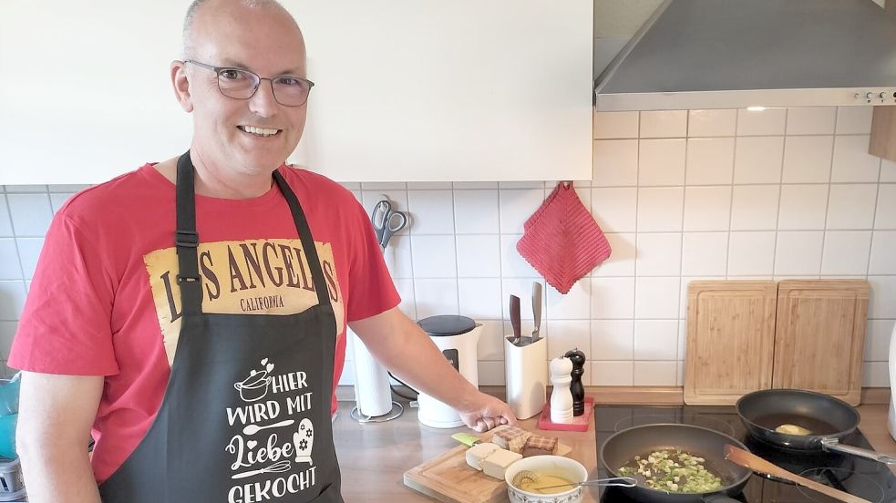 Diedrich Kleen kocht vegan. Foto: privat/Archiv