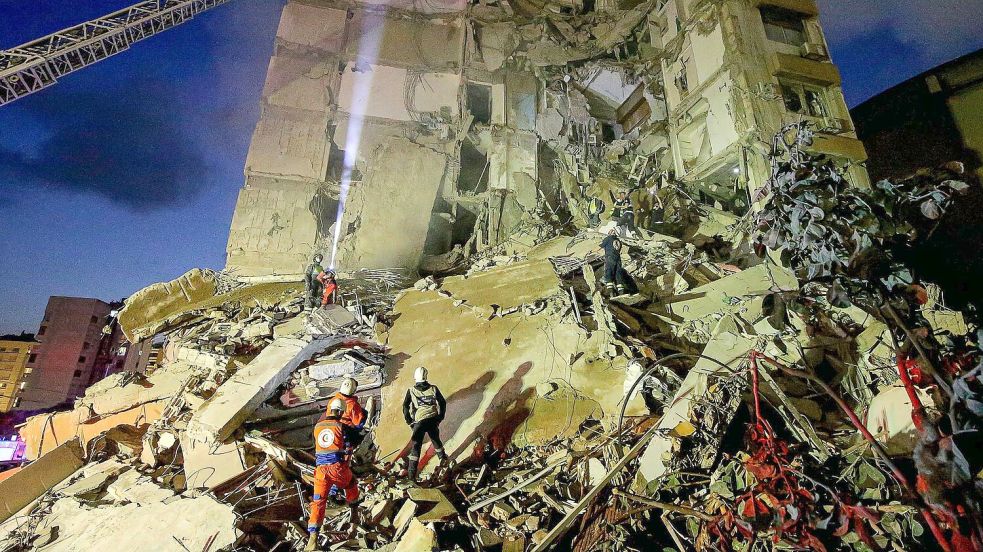 Nach jüngsten Angaben des libanesischen Gesundheitsministeriums wurden am Mittwoch mindestens 182 Menschen getötet. Foto: Marwan Naamani