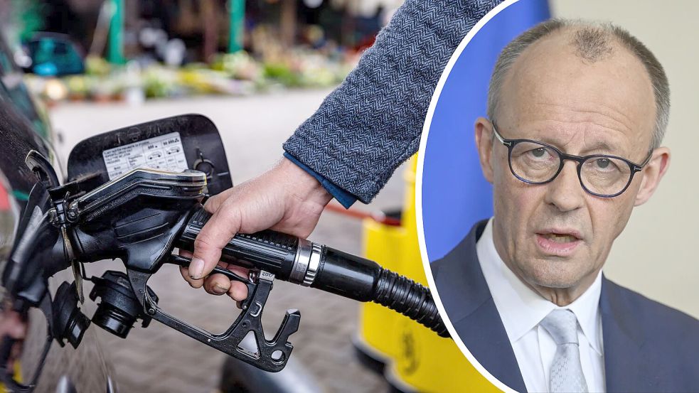 Bundeskanzler Friedrich Merz (CDU) hat die Erwartungen an schnelle Entlastungen bezüglich der hohen Spritpreise gedämpft. Foto: dpa/Frank Hammerschmidt, IMAGO/Anadolu Agency/Halil Sagirkaya