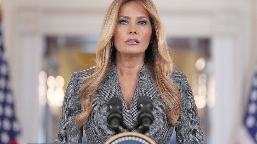 Melania Trump: „Ich war nie mit Epstein befreundet.“ Foto: Jacquelyn Martin