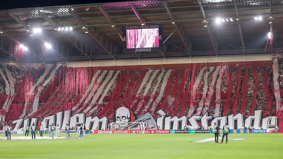 Tolle Atmosphäre bei Freiburgs erstem Europapokal-Viertelfinale. Foto: Philipp von Ditfurth