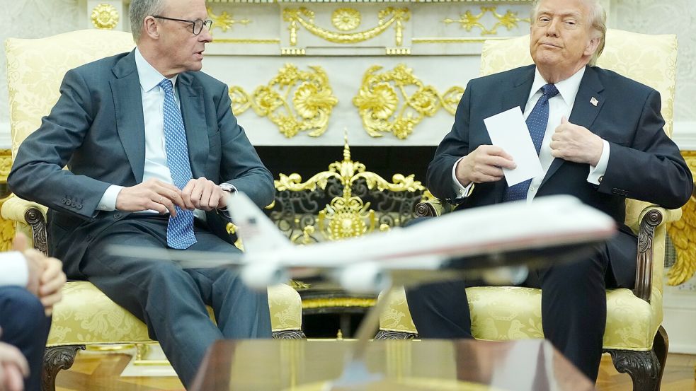 Merz-Besuch im Weißen Haus: Hat der Iran-Krieg das Verhältnis zwischen US-Präsident Trump und dem Bundeskanzler nachhaltig belastet? Foto: dpa/Kay Nietfeld