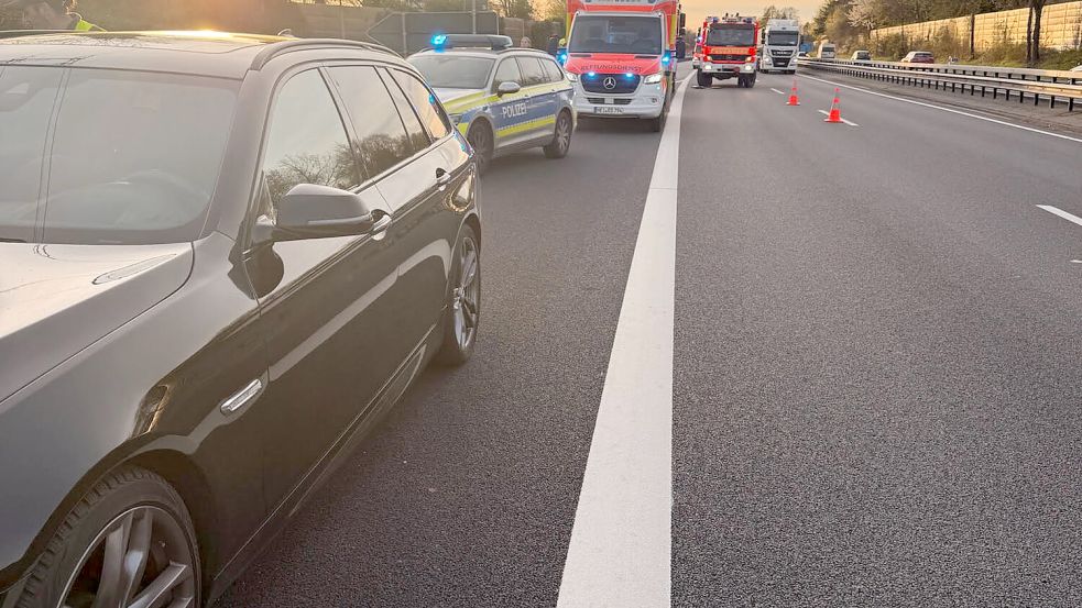 In diesem Auto kam am Mittwochabend ein Baby zur Welt. Foto: Feuerwehr Rellingen