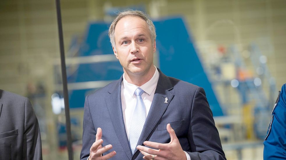 Daniel Neuenschwander, Direktor für bemannte und robotergestützte Raumfahrt bei der Esa, hat eine europäische Forschungsstation auf dem Mond im Blick. (Archivbild) Foto: Sina Schuldt