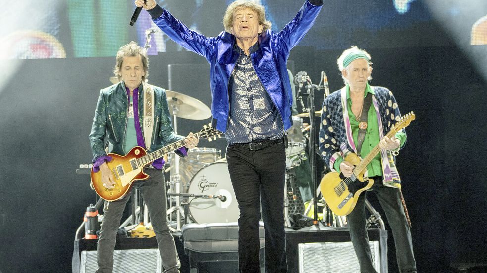 Haben Drogensumpf, Todesfälle und Spotify überdauert: die Rolling Stones, live 2024 in Ridgedale Foto: Amy Harris/Picture Alliance