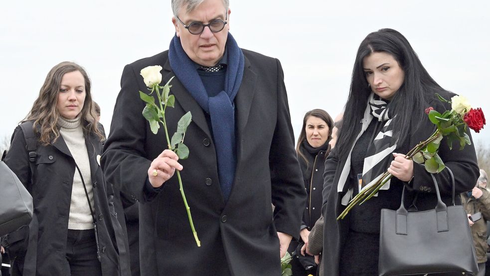 Hielt eine emotionale Rede zum Jahrestag der Befreiung des Konzentrationslagers Buchenwald: Schauspieler Hape Kerkeling. Foto: dpa/Martin Schutt