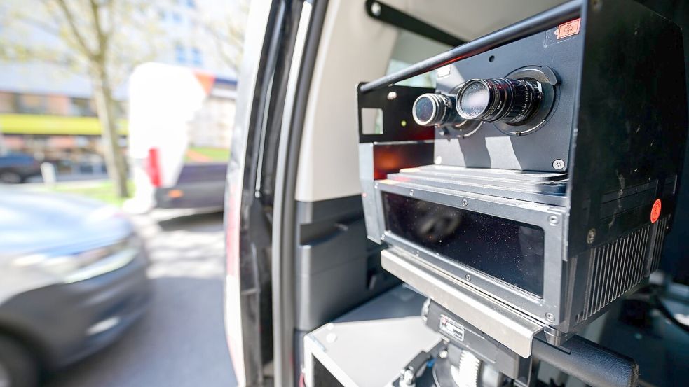 Im April findet wieder ein bundesweiter Blitzermarathon der Polizei statt. (Symbolbild) Foto: Sebastian Gollnow