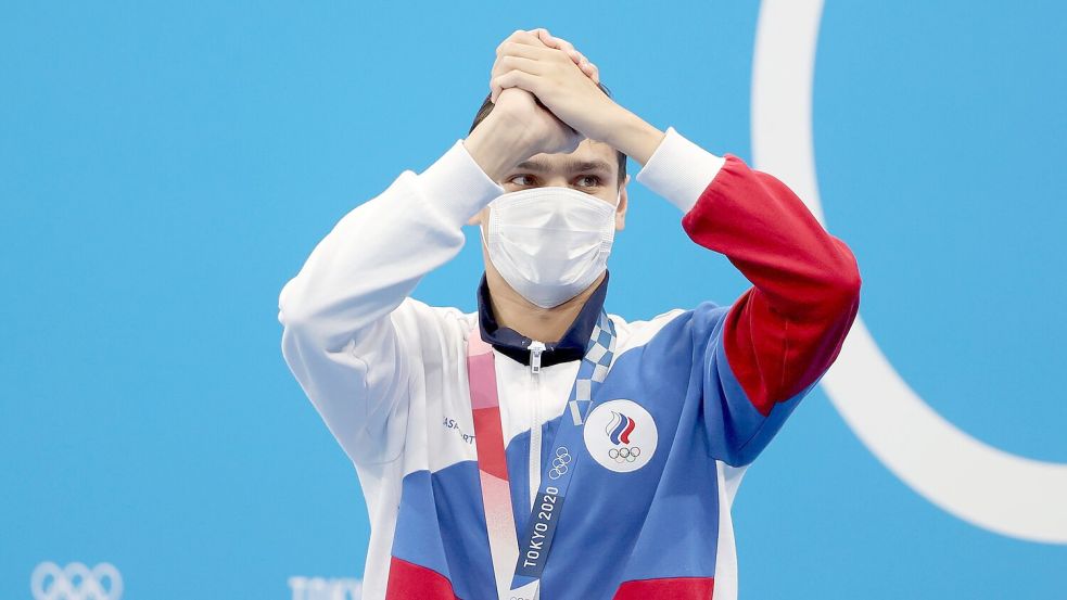 Schwimmer wie Jewgeni Rylow durften Russland lange nicht offiziell im Schwimmbecken vertreten. (Archivbild) Foto: Oliver Weiken