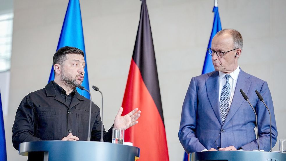 Deutschland und die Ukraine wollen noch enger zusammenarbeiten. Foto: Kay Nietfeld/dpa