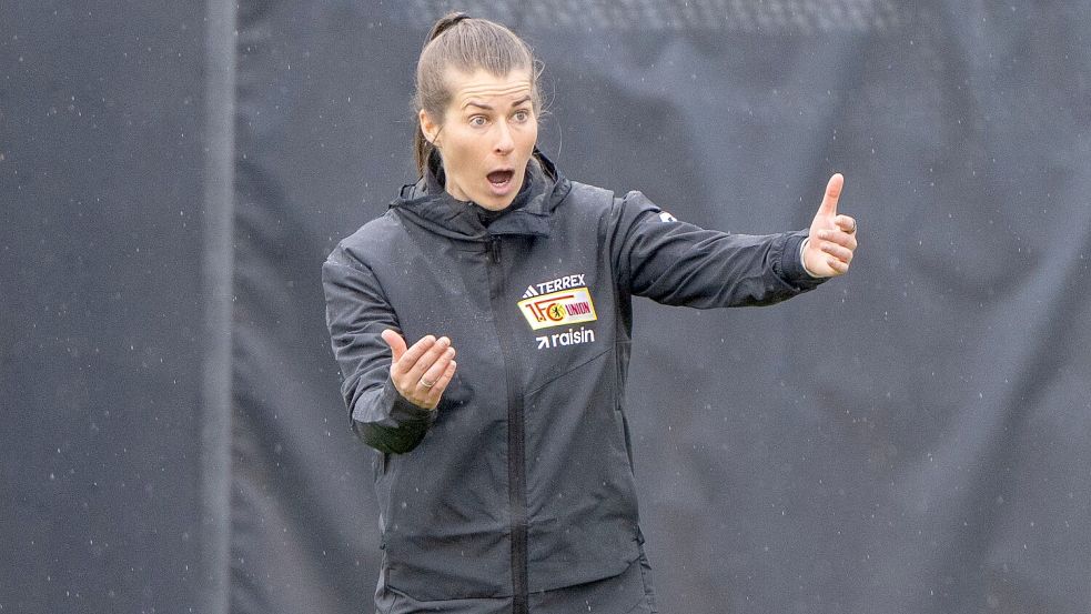 Marie-Louise Eta soll Union Berlin zum sicheren Klassenerhalt führen. Foto: Matthias Koch