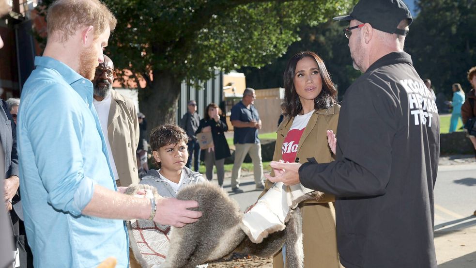 Der indigene Spaziergang fand ohne viel Publikum statt. Foto: Con Chronis