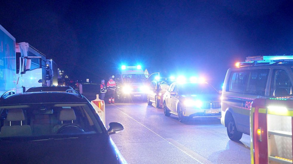 Auf der A1 bei Harpstedt ist am frühen Donnerstag ein 35-jähriger Mann aus Bremen ums Leben gekommen. Foto: NWM-TV