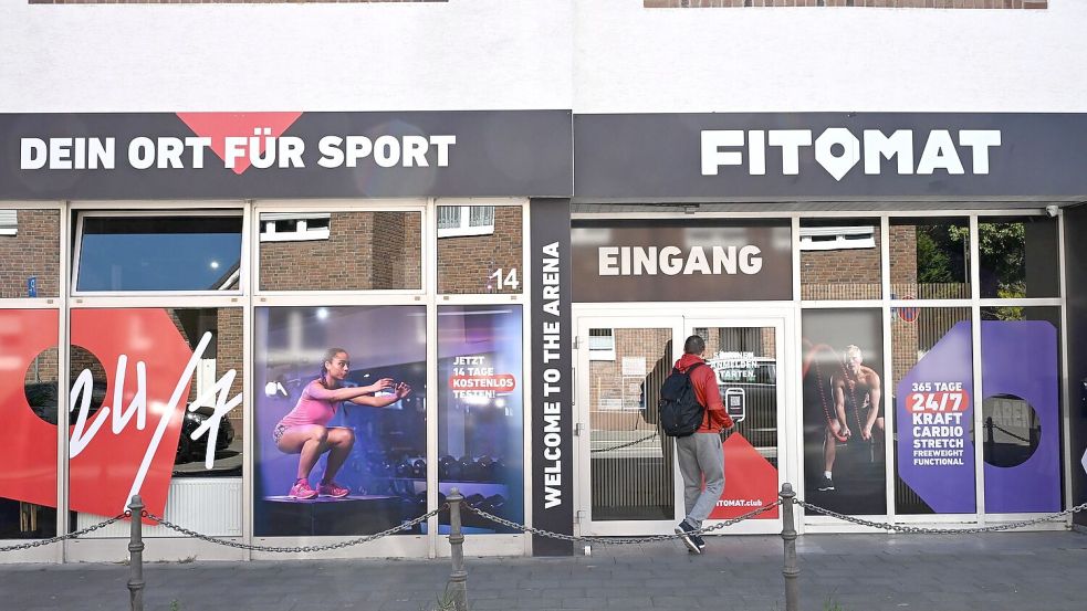 Ein Fitomat-Fitnessstudio ohne Personal in Pulheim bei Köln. Foto: Wolf von Dewitz/dpa