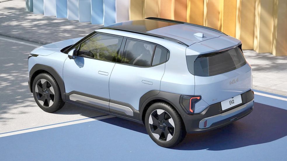 Die kompakte Form kennzeichnet das aktuelle attraktive Design von Kia.