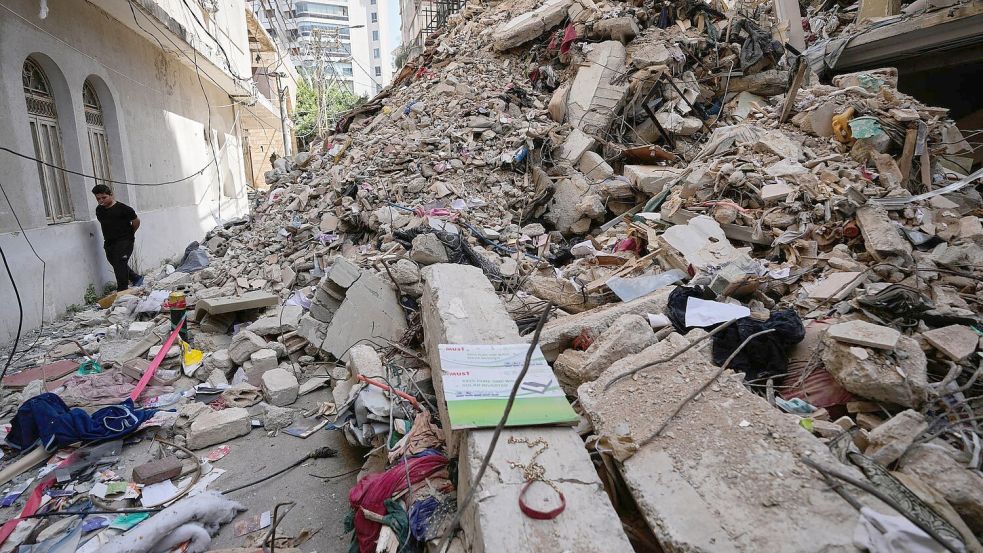 Die israelischen Angriffe haben im Libanon viel Zerstörung angerichtet. Foto: Hussein Malla