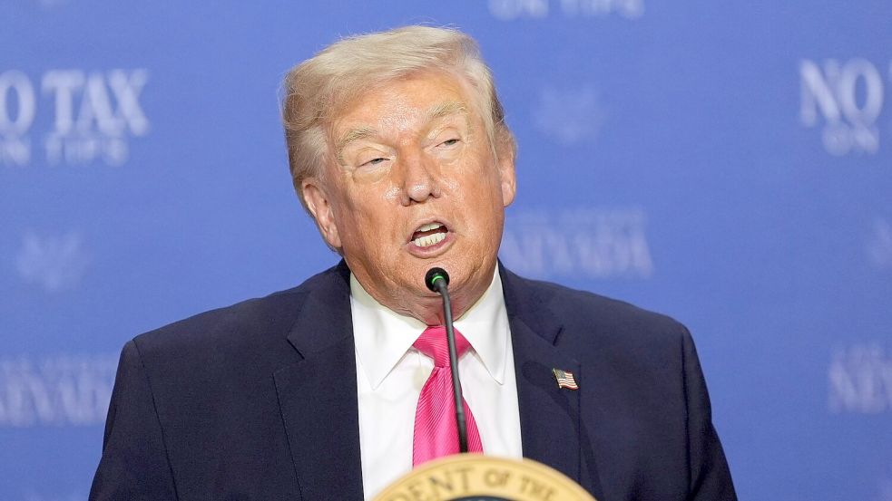 Trump spricht von einem möglichen historischen Tag. Foto: Alex Brandon