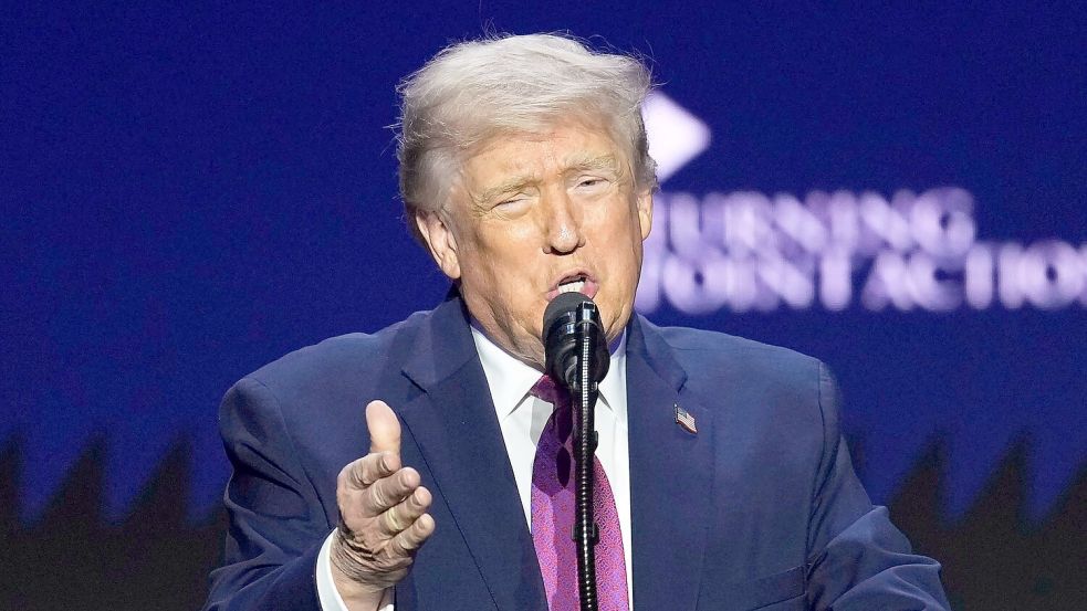 Trump rechnet in den nächsten Tagen mit einem Abkommen mit Teheran. Foto: Ross D. Franklin