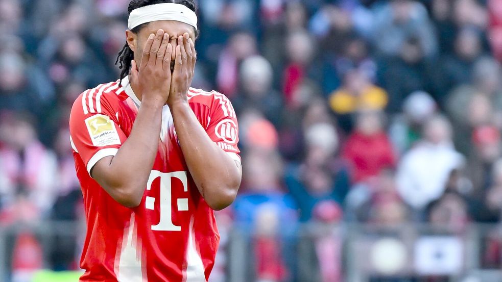 Die wichtigen Bayern-Spiele werden ohne Gnabry stattfinden. Foto: Sven Hoppe