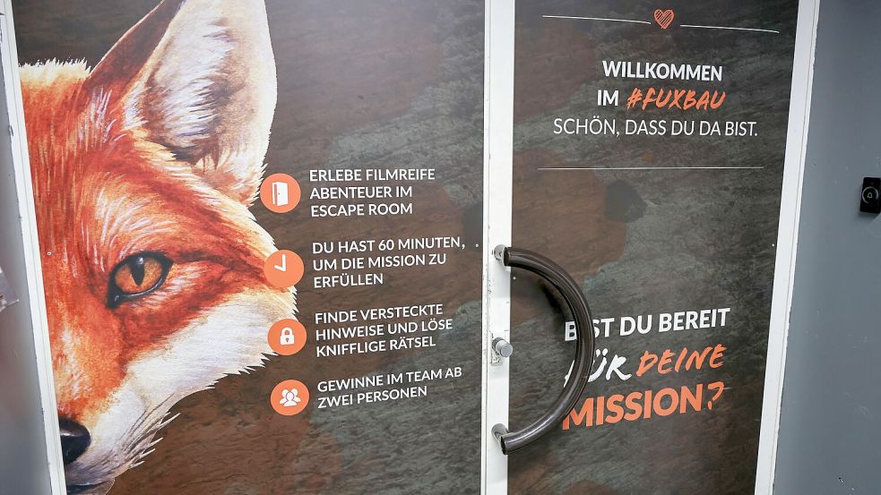 Schluss im „Fuxbau“: Die Escape-Rooms von Room Fox in Osnabrück (Bild), Lingen und Bielefeld stellen zum 30. April 2026 wegen Insolvenz den Betrieb ein. Foto: Jörn Martens