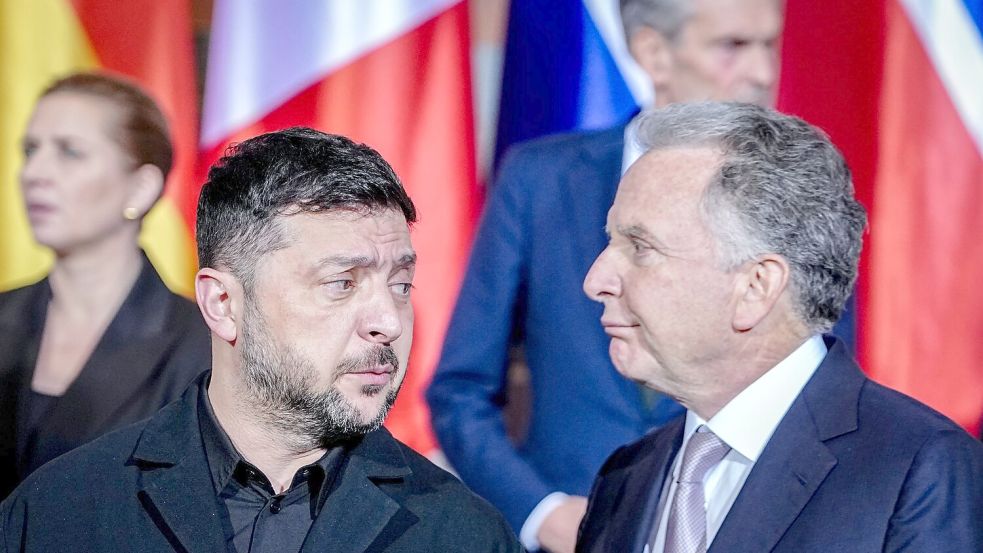 Der ukrainische Präsident Wolodymyr Selenskyj hat dem US-Vermittler Steve Witkoff Respektlosigkeit gegenüber der Ukraine vorgeworfen. (Archivbild) Foto: Kay Nietfeld/dpa-Pool/dpa