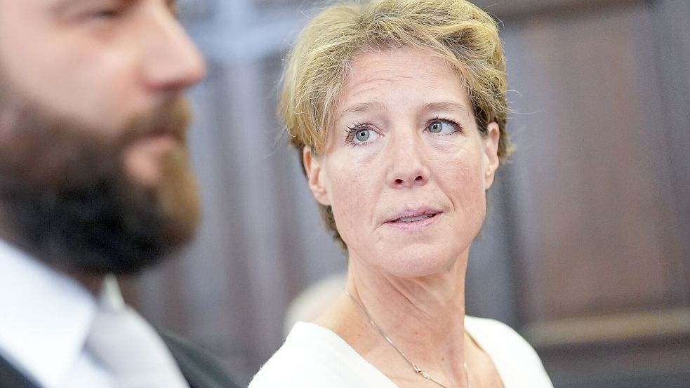 Der Gerichtsprozess um die Unternehmerin Christina Block wird am Dienstag fortgesetzt. Foto: dpa/Pool dpa/Marcus Brandt