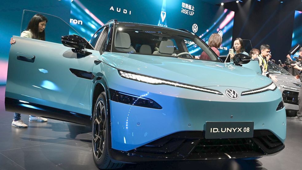 Mit dem in China entwickelten E-Modell D.Unyx 08 will VW dort wieder Boden gutmachen. (Archivbild) Foto: Johannes Neudecker/dpa