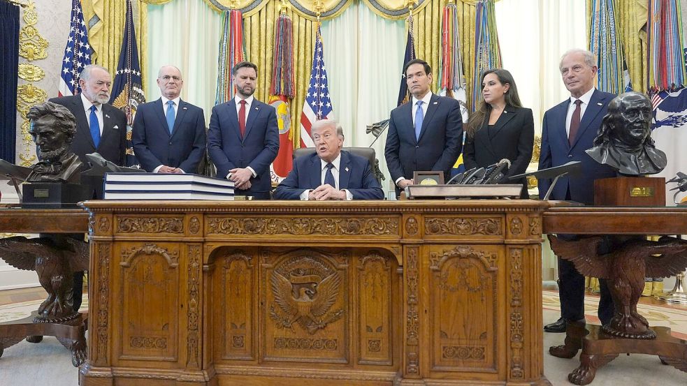 Trump will Netanjahu und Libanons Präsidenten Aoun empfangen. Foto: Mark Schiefelbein