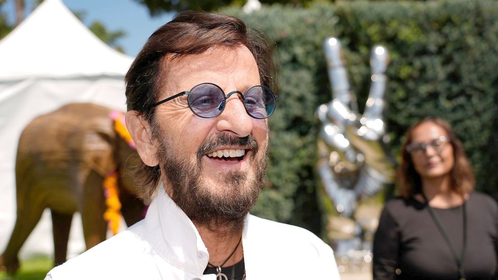 Ringo Starr feierte 2025 seinen 85. Geburtstag. (Archivbild) Foto: Chris Pizzello/AP/dpa