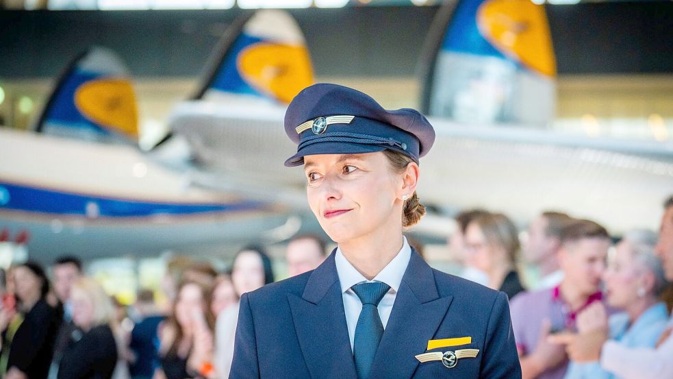 Die neuen Uniformen der Lufthansa wurden gemeinsam mit Boss entworfen. Foto: Andreas Arnold