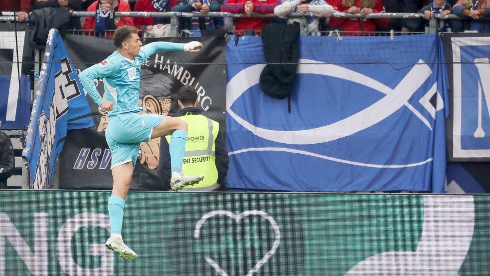 Brachte die TSG gegen den HSV in Führung: Fisnik Asllani. Foto: Christian Charisius