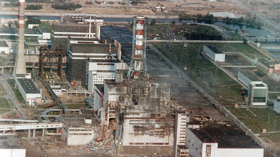 Vor 40 Jahren explodierte der Reaktor vier des damals sowjetischen Atomkraftwerks Tschernobyl in der Nordukraine. (Archivbild) Foto: dpa