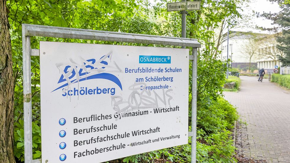 Osnabrück erhält 1,5 Millionen Euro aus einem Bundesprogramm für die Sanierung der Sporthalle der BBS Schölerberg. Foto: Jörn Martens
