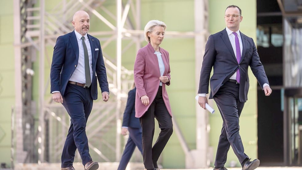 Zum Auftakt der Klausur der Fraktionsführung ist EU-Kommissionspräsidentin Ursula von der Leyen zu Gast. Foto: Michael Kappeler/dpa