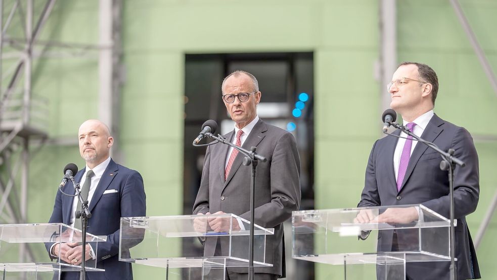 Der Kanzler nimmt am Abend an der Klausurtagung des CDU/CSU-Fraktionsvorstands teil. Foto: Michael Kappeler/dpa