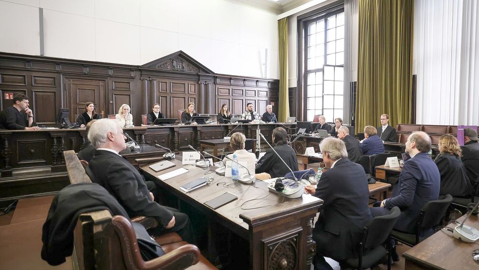 Es ist bereits der 46. Verhandlungstag im Block-Prozess. Foto: Christian Charisius