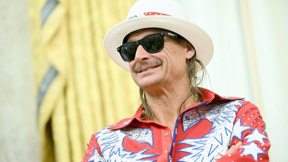 Der Musiker Kid Rock ist ein bekannter Trump-Anhänger. (Archivbild) Foto: Uncredited/Pool/AP/dpa