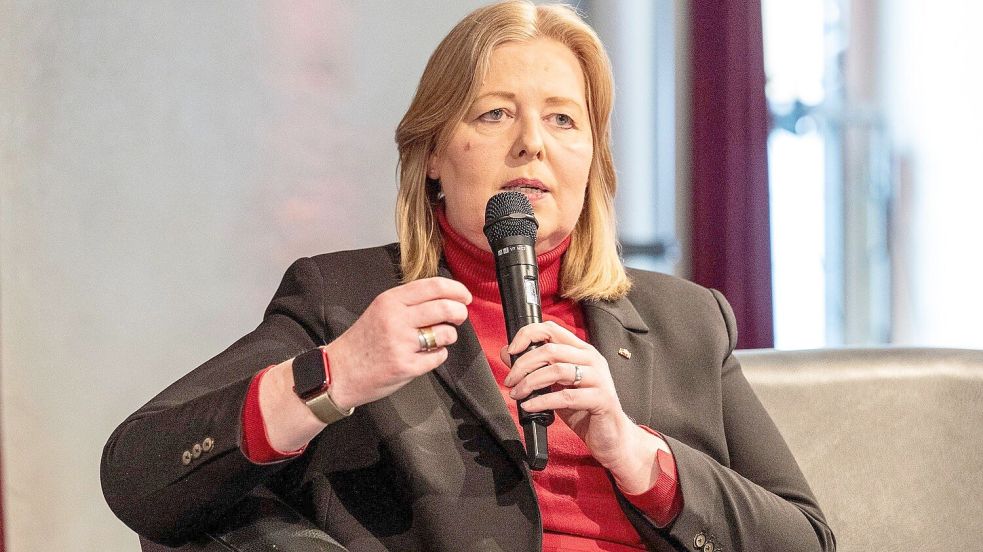 Musste sich scharfe Kritik anhören: SPD-Co-Chefin und Bundessozialministerin Bärbel Bas. Foto: dpa/Jörg Dieckmann